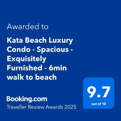 Kata Beach Luxury Condo - Spacious - Exquisitely Furnished - 6min walk to beach - 2026 Booking Traveller Award Winner – Foto 9